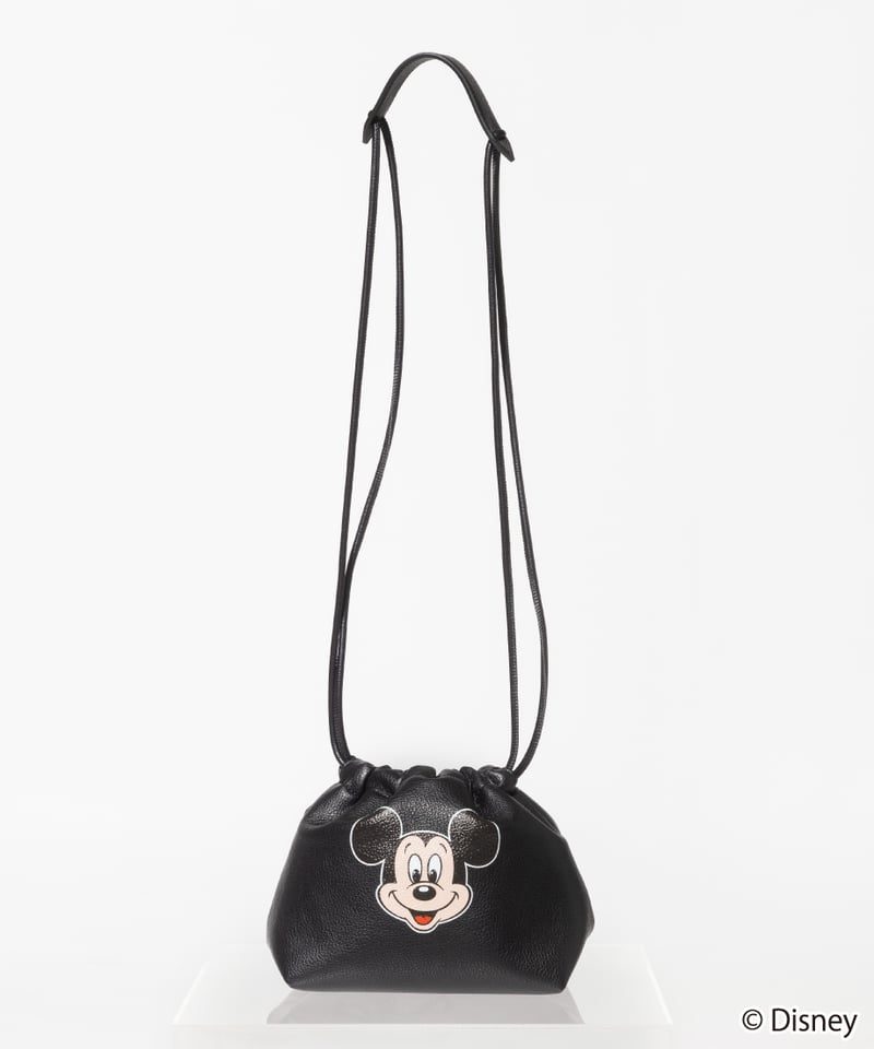 Disney / DRAWSTRING BAG(ミッキー)【WCJ-TD-052BLK01A】