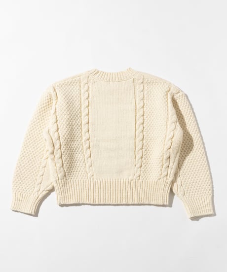 Disney / Face knit pullover【WCJ-TD-048IVO】※11月上旬発売予定