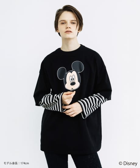 Disney / SS TEE(ミッキー)【WCJ-TD-039BLK01】