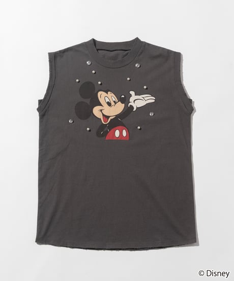 Disney / ビジューノースリーブTEE【WCJ-NA-063BLK】※8月上旬～中旬発売予定