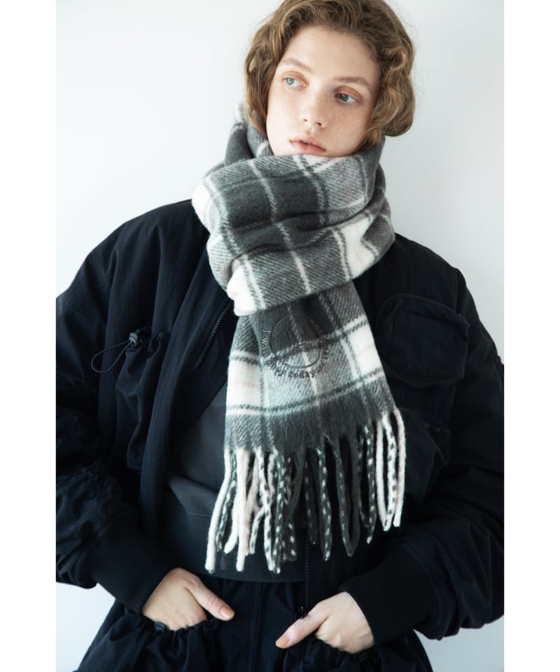 thetoe チェック柄 マフラー チェックマフラー【WCJ-TK-002GRY】 | WCJ OFFICIAL WEB STORE