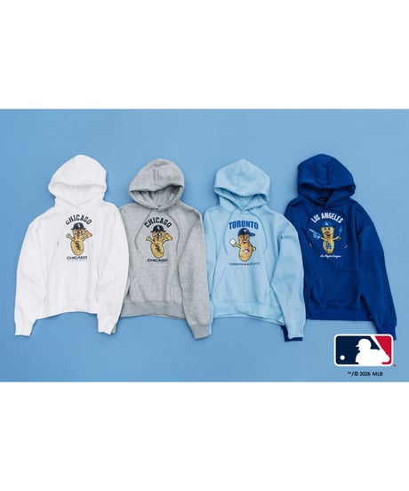 MLB HOODIE(シカゴ・ホワイトソックス)【WCJ-GC-058GRY-CWS】※8月上旬～中旬発送予定