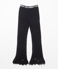 ニットフレアパンツ【WCJ-MF-001BLK】※10月中旬発送予定