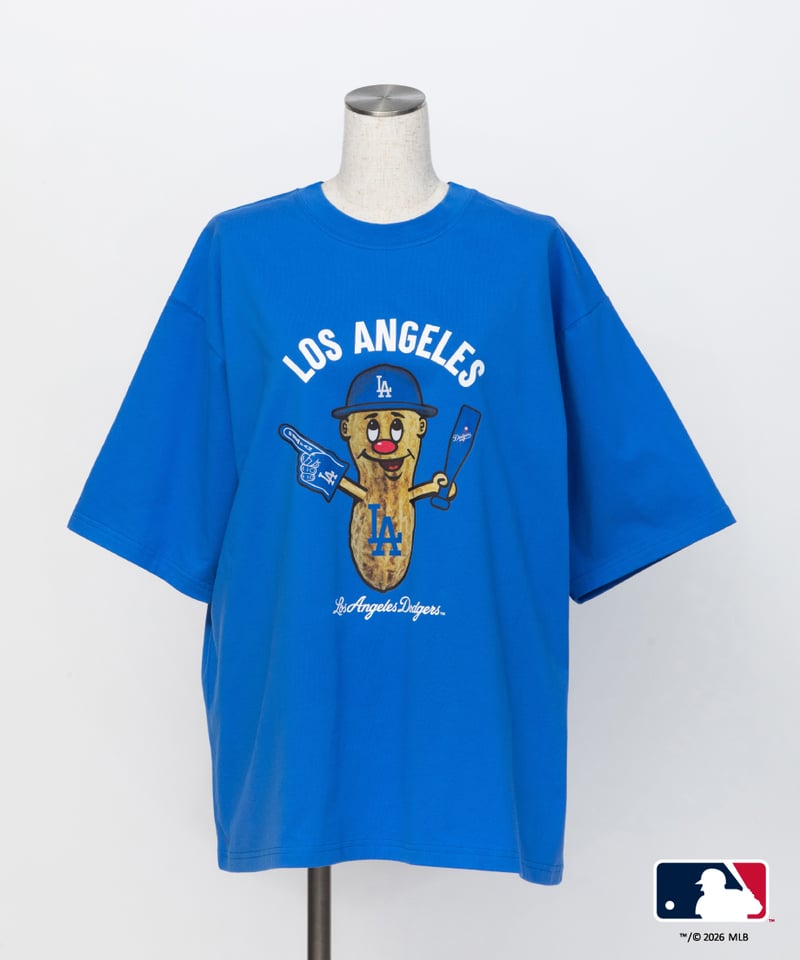 MLB TEE(ロサンゼルス・ドジャース)【WCJ-GC-038BLU-LAD】※8月上旬～中