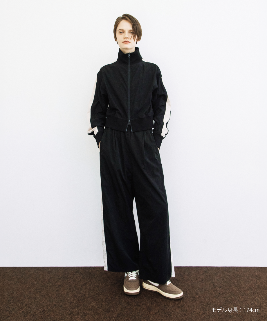 トラックワイドパンツ【WCJ-SP-022BLK】 | WCJ OFFICIAL WEB STORE