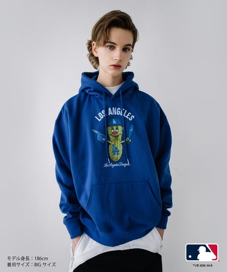 MLB HOODIE(ロサンゼルス・ドジャース)【WCJ-GC-058BLU-LAD】※8月上旬～中旬発送予定