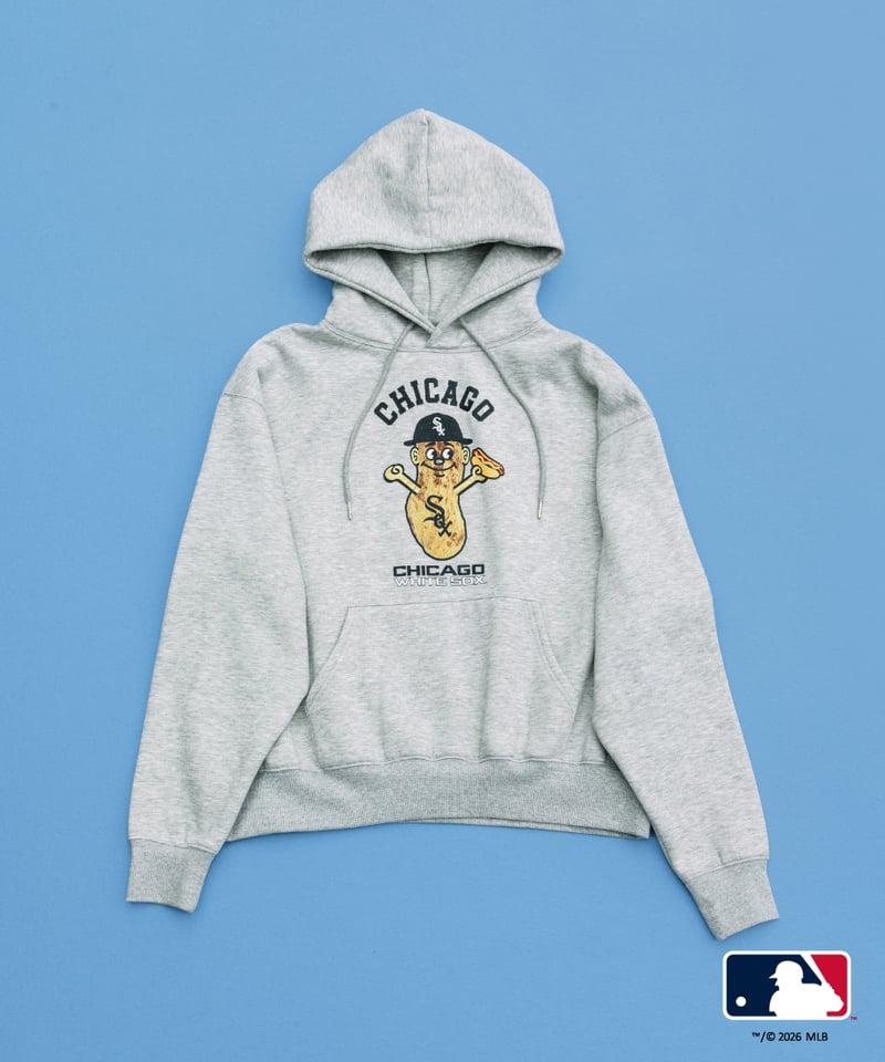 MLB HOODIE(シカゴ・ホワイトソックス)【WCJ-GC-058GRY-CWS】※8月上