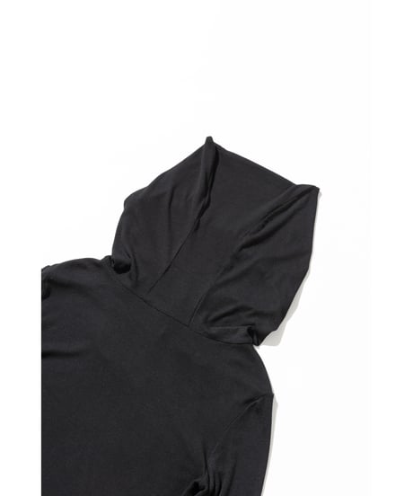 リブフーディTOPS【WCJ-SP-032BLK】