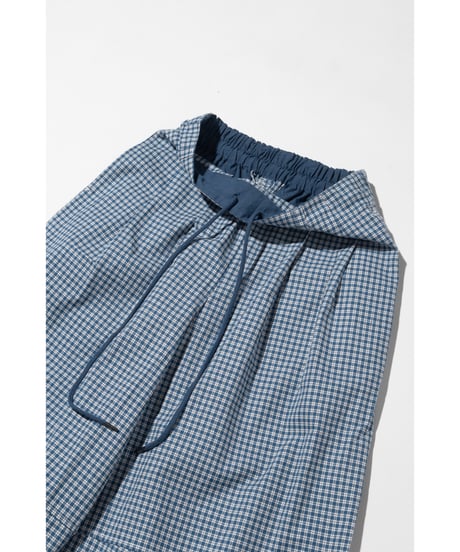 チェックTOPS＆チェックワイドパンツ【WCJ-PP-144BLU/WCJ-PP-132BLU】