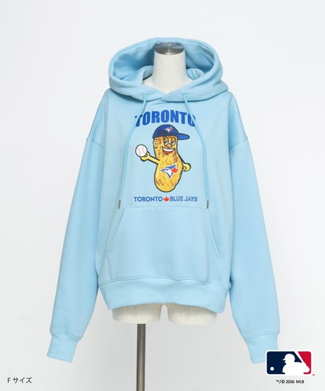 MLB HOODIE(トロント・ブルージェイズ)【WCJ-GC-058LBU-TOR】※8月上旬～中旬発送予定