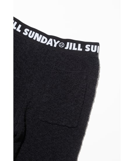 ニットフレアパンツ【WCJ-MF-001BLK】※10月中旬発送予定
