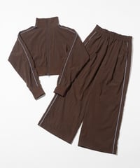 トラックトップ&ワイドトラックパンツ【WCJ-SP-005BRN/WCJ-SP-022BRN】※9月上旬発送予定