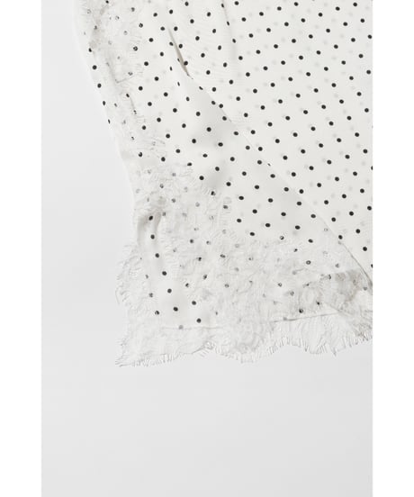 ドットアシメチュニック【WCJ-SP-016WHT】※8月下旬発送予定