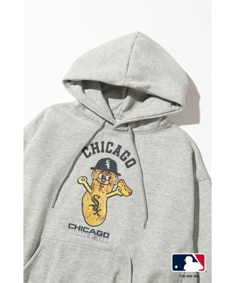 MLB HOODIE(シカゴ・ホワイトソックス)【WCJ-GC-058GRY-CWS】※8月上旬～中旬発送予定