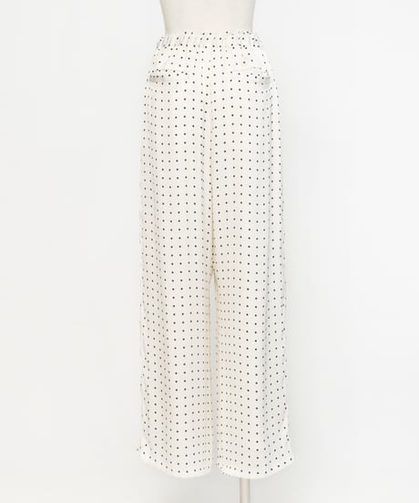 ドットワイドパンツ【WCJ-SP-021WHT】※8月下旬発送予定