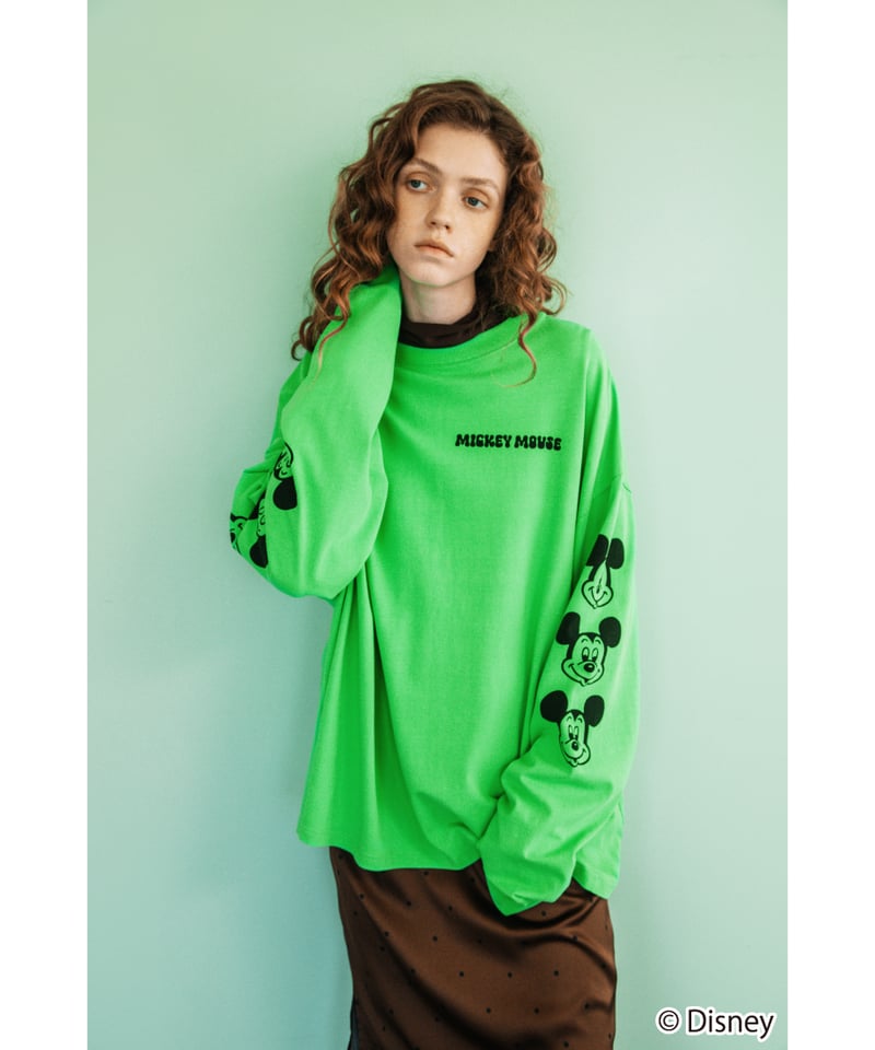Disney / I LOVE LS TEE(ミッキー)【WCJ-TD-049GRN01】※1
