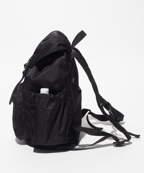 【撥水】フロントポケット付きバックパック【WCJ-MP-043BLK】※9月7日以降順次発送予定