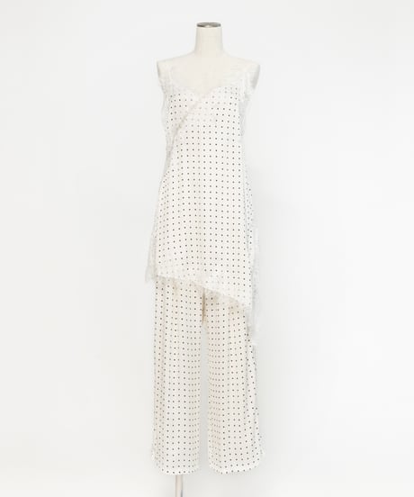 ドットアシメチュニック【WCJ-SP-016WHT】※8月下旬発送予定