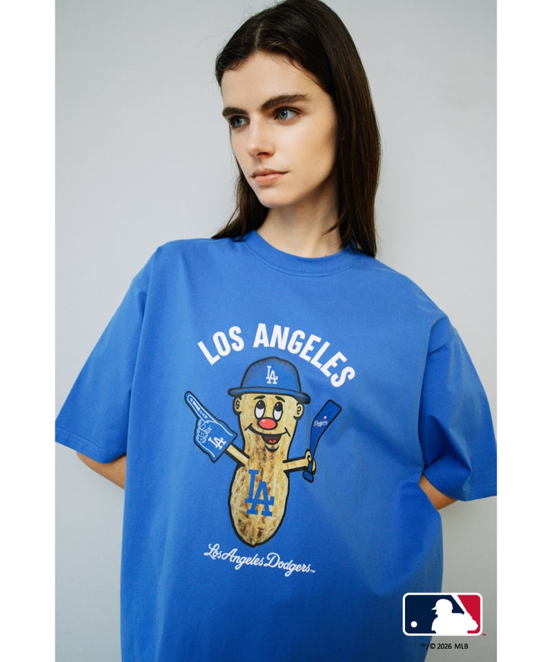 MLB TEE(ロサンゼルス・ドジャース)【WCJ-GC-038BLU-LAD】※8月上旬～中