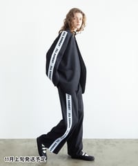 ストライプジャケット＆ストライプワイドパンツ【WCJ-SP-019BLK/WCJ-SP-024BLK】※11月上旬発送予定