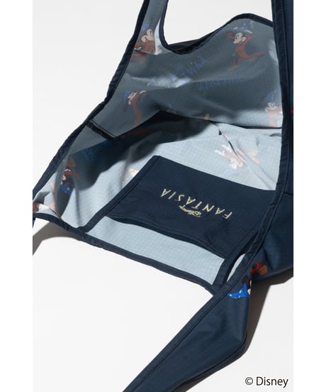 【撥水】FANTASIA/膨張エコバッグ【WCJ-FA-002NAV】※10月中旬～下旬発送予定