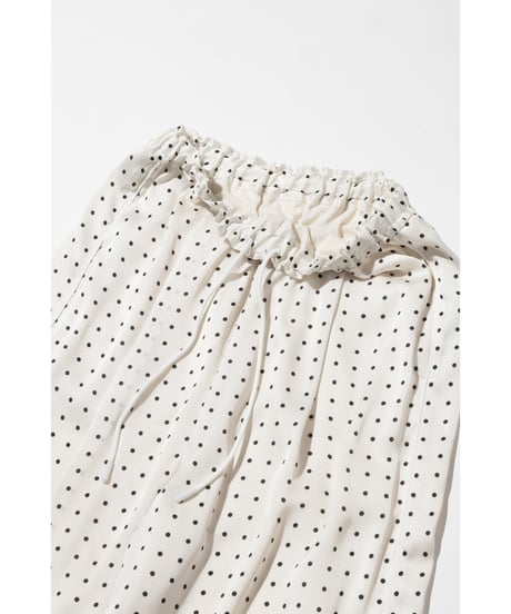 ドットワイドパンツ【WCJ-SP-021WHT】※8月下旬発送予定