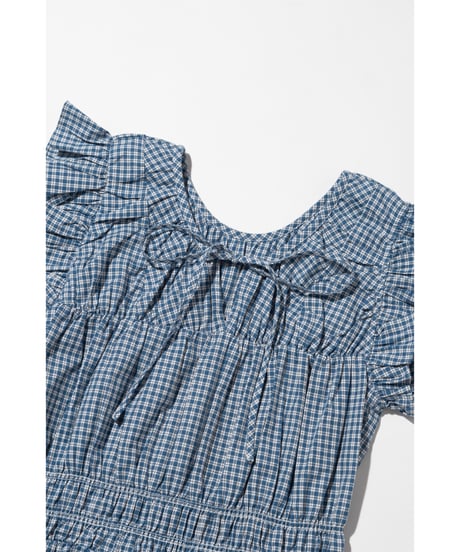 チェックTOPS＆チェックワイドパンツ【WCJ-PP-144BLU/WCJ-PP-132BLU】