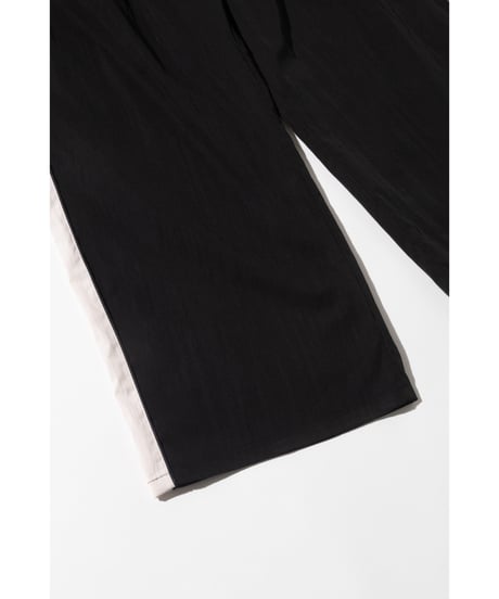 トラックワイドパンツ【WCJ-SP-022BLK】※9月上旬発送予定