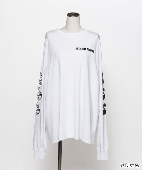 Disney / I LOVE LS TEE(ミニー)【WCJ-TD-049WHT02】※10月13日以降順次発送予定