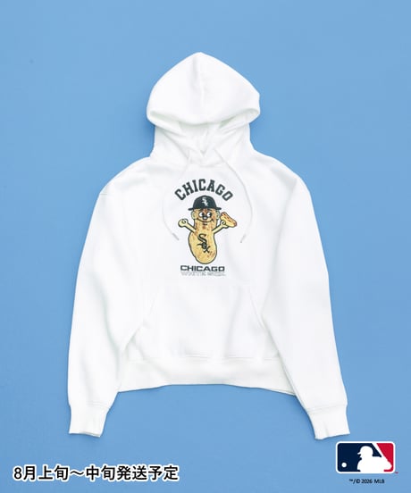 MLB HOODIE(シカゴ・ホワイトソックス)【WCJ-GC-058WHT-CWS】※8月上旬～中旬発送予定