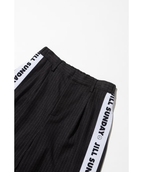 ストライプジャケット＆ストライプワイドパンツ【WCJ-SP-019BLK/WCJ-SP-024BLK】※11月上旬発送予定