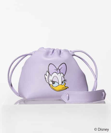 Disney / DRAWSTRING BAG(デイジー)【WCJ-TD-052PUR04】