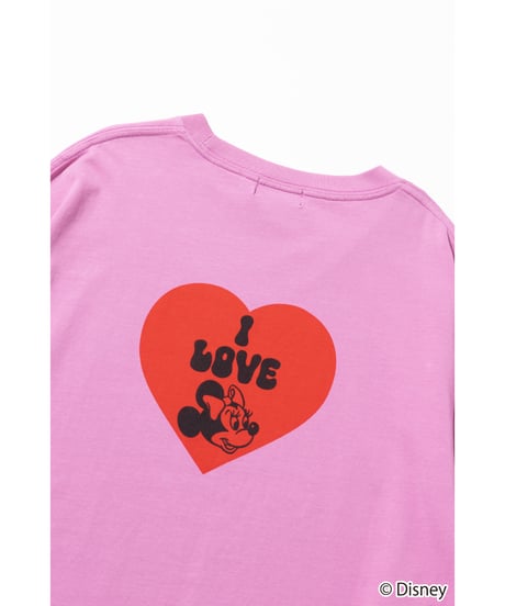 Disney / I LOVE LS TEE(ミニー)【WCJ-TD-049PNK02】※10月13日以降順次発送予定