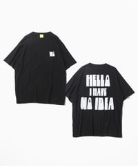 I HAVE NO IDEA TEE【WCJ-TC-145BLK】