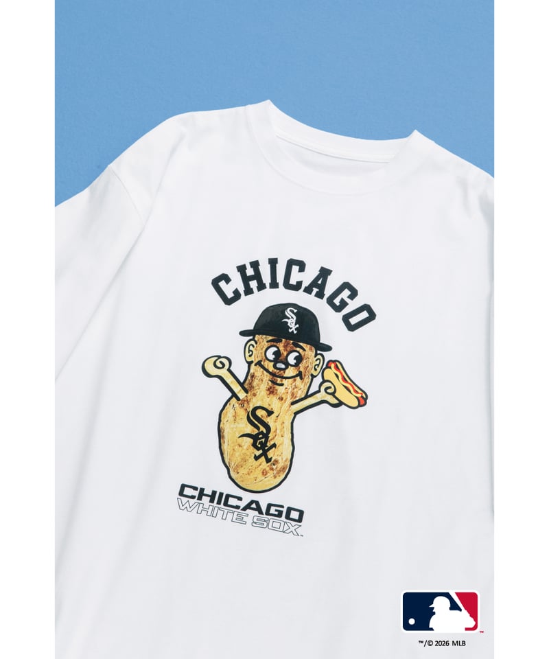 MLB TEE(シカゴ・ホワイトソックス)【WCJ-GC-038WHT-CWS】※8月上旬～中