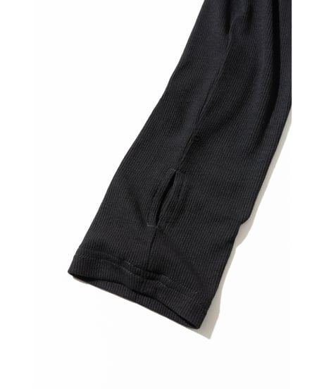 リブフーディTOPS【WCJ-SP-032BLK】