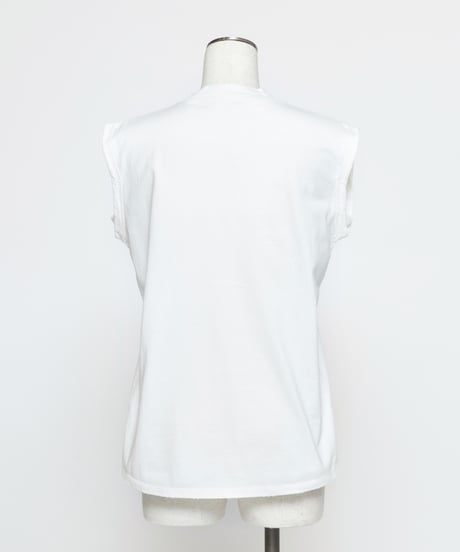 Disney / ビジューノースリーブTEE【WCJ-NA-063WHT】※8月上旬～中旬発売予定