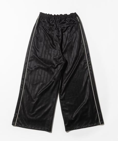 ストライプワイドパンツ【WCJ-SP-018BLK】
