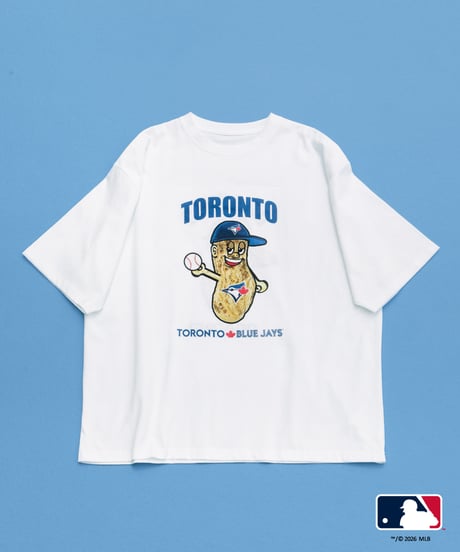 MLB TEE(トロント・ブルージェイズ)【WCJ-GC-038WHT-TOR】※8月上旬～中旬発送予定