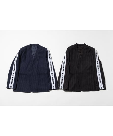ストライプジャケット【WCJ-SP-019BLK】※11月上旬発送予定