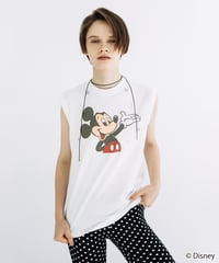 Disney / ビジューノースリーブTEE【WCJ-NA-063WHT】