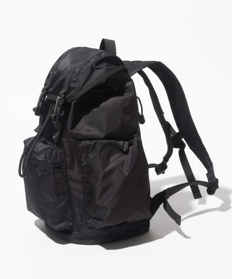 【撥水】フロントポケット付きバックパック【WCJ-MP-043BLK】※9月7日以降順次発送予定