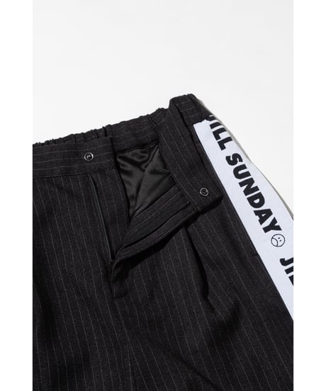ストライプジャケット＆ストライプワイドパンツ【WCJ-SP-019BLK/WCJ-SP-024BLK】※11月上旬発送予定