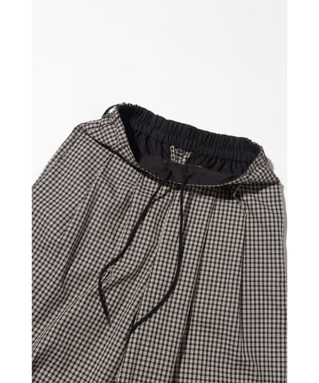 チェックTOPS＆チェックワイドパンツ【WCJ-PP-144BLK/WCJ-PP-132BLK】