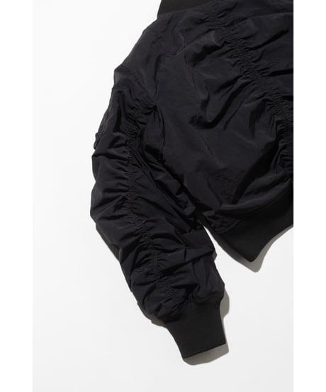 【撥水】ショートポケットMA-1【WCJ-SP-009BLK】※10月上旬発送予定