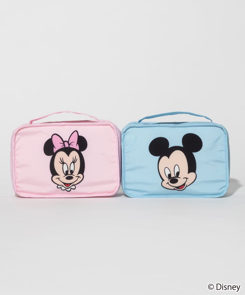 撥水】Disney / マルチポーチ(ミッキー)【WCJ-TD-054BLU01】※12月中