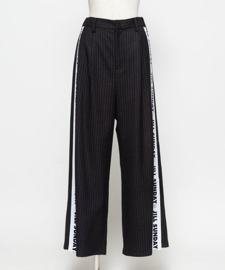 ストライプジャケット＆ストライプワイドパンツ【WCJ-SP-019BLK/WCJ-SP-024BLK】※11月上旬発送予定