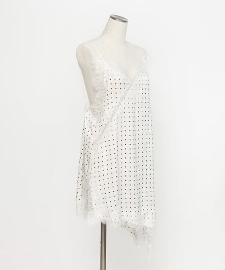 ドットアシメチュニック【WCJ-SP-016WHT】※8月下旬発送予定