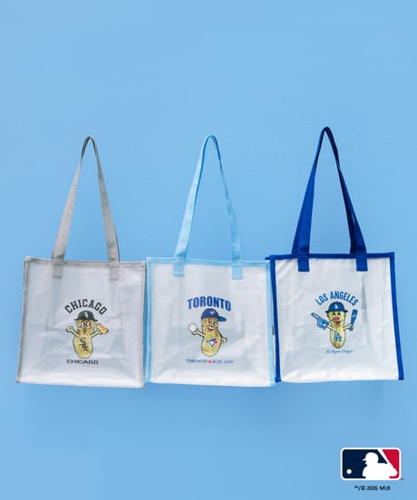 MLB PVC BAG(トロント・ブルージェイズ)【WCJ-GC-053TOR】※8月上旬～中旬発送予定