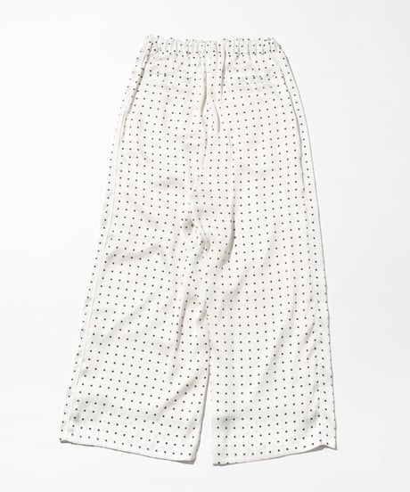 ドットワイドパンツ【WCJ-SP-021WHT】※8月下旬発送予定